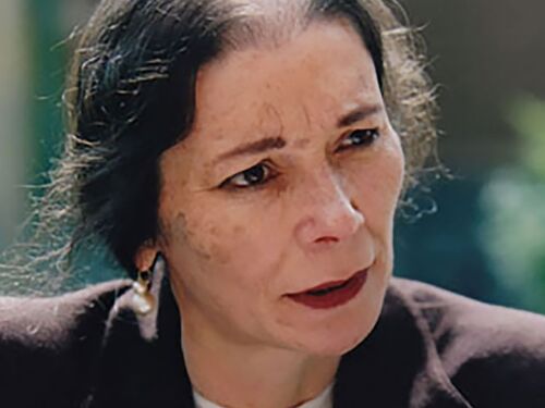 Die Bürgerrechtlerin und Filmemacherin Melanie Spitta